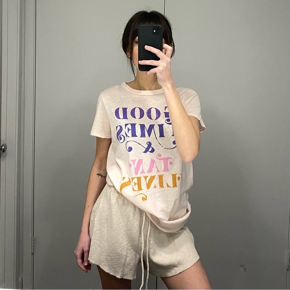 Junk Food Clothing Tops - Junk Food Babe Good Times & Tan Lines Graphic T-Shirt NWT